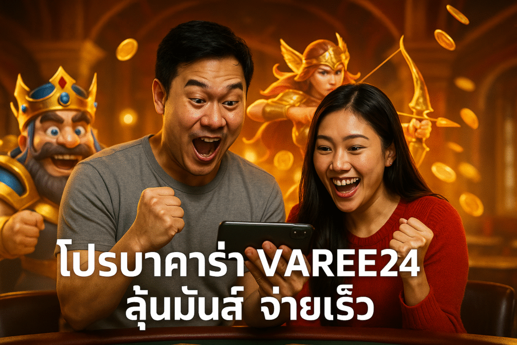 โปรบาคาร่า VAREE24 ลุ้นมันส์ จ่ายเร็ว