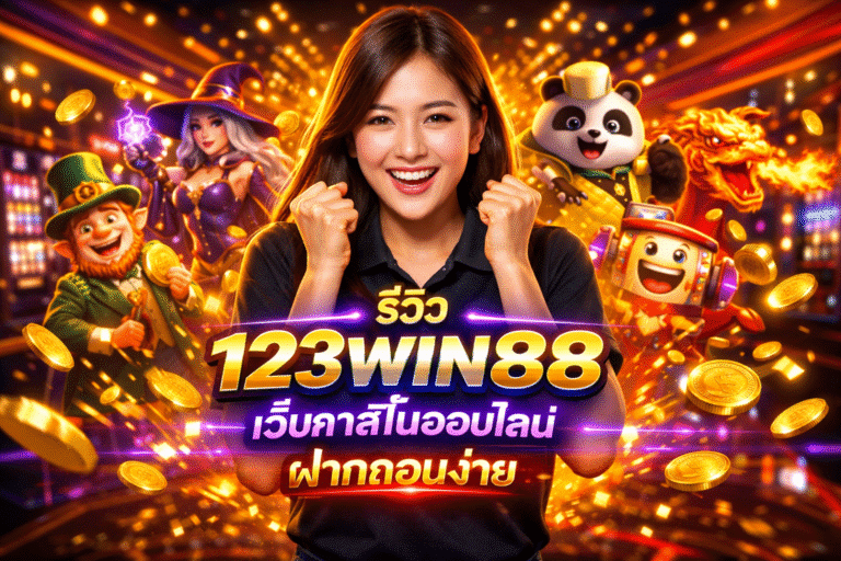 รีวิว 123WIN88 เว็บคาสิโนออนไลน์ ฝากถอนง่าย