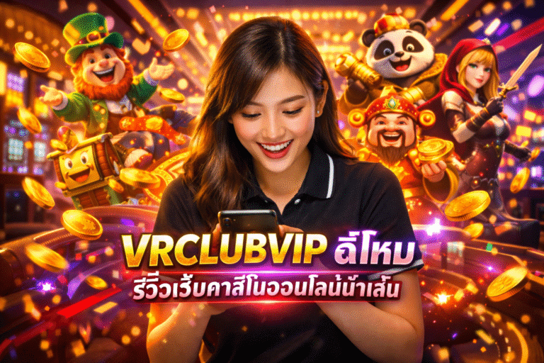 VRCLUBVIP ดีไหม รีวิวเว็บคาสิโนออนไลน์น่าเล่น