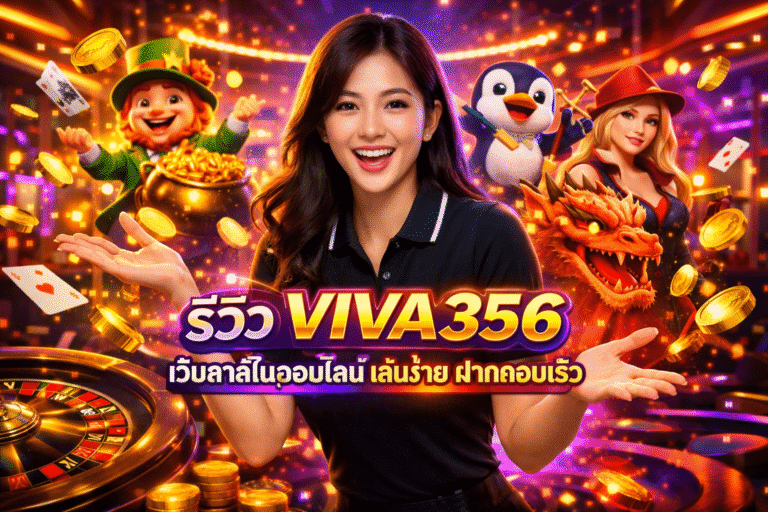 รีวิว VIVA356 เว็บคาสิโนออนไลน์ เล่นง่าย ฝากถอนเร็ว
